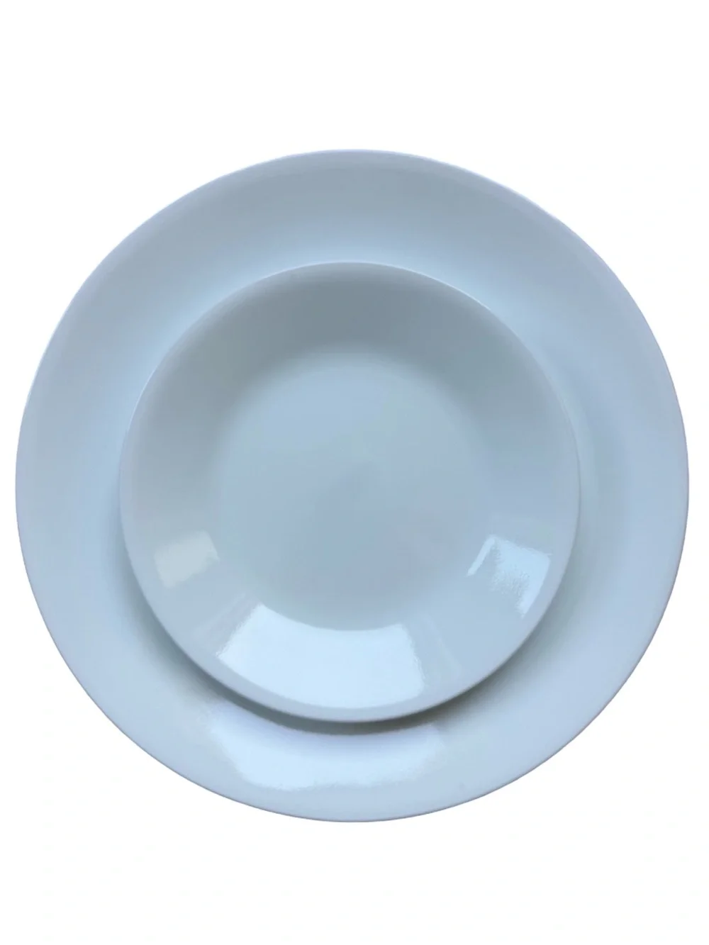 Corelle 8 Piece Set 4 Dinner and 4 Appetizer Plates Winters Frost White